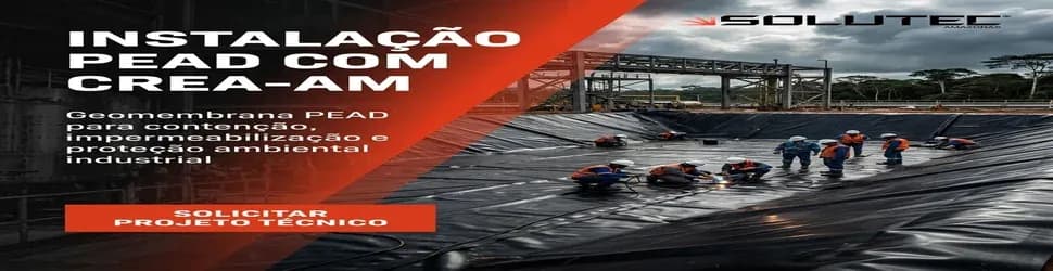 Soluções em Geomembrana PEAD Texturizado Solutec AM