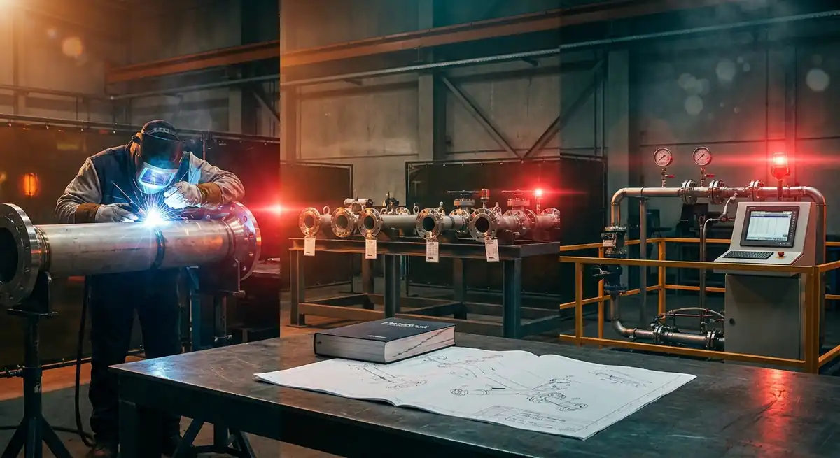 Fabricação de Tubulação Industrial Sob Medida: Do Isométrico ao Teste Hidrostático