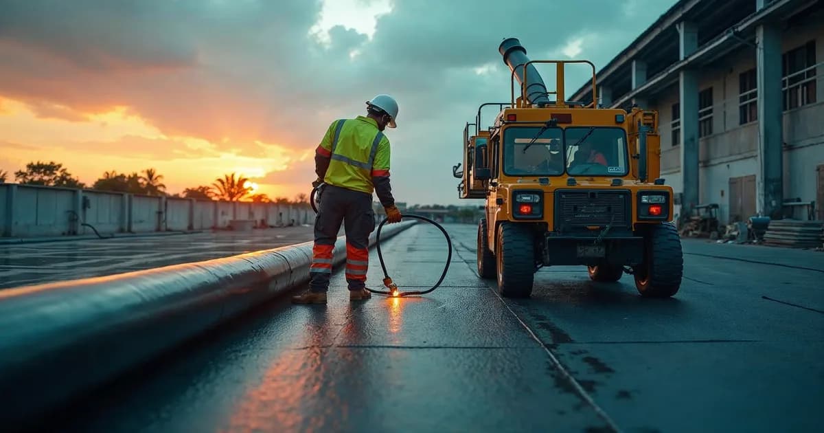 Impermeabilização de Laje Industrial com Manta Asfáltica