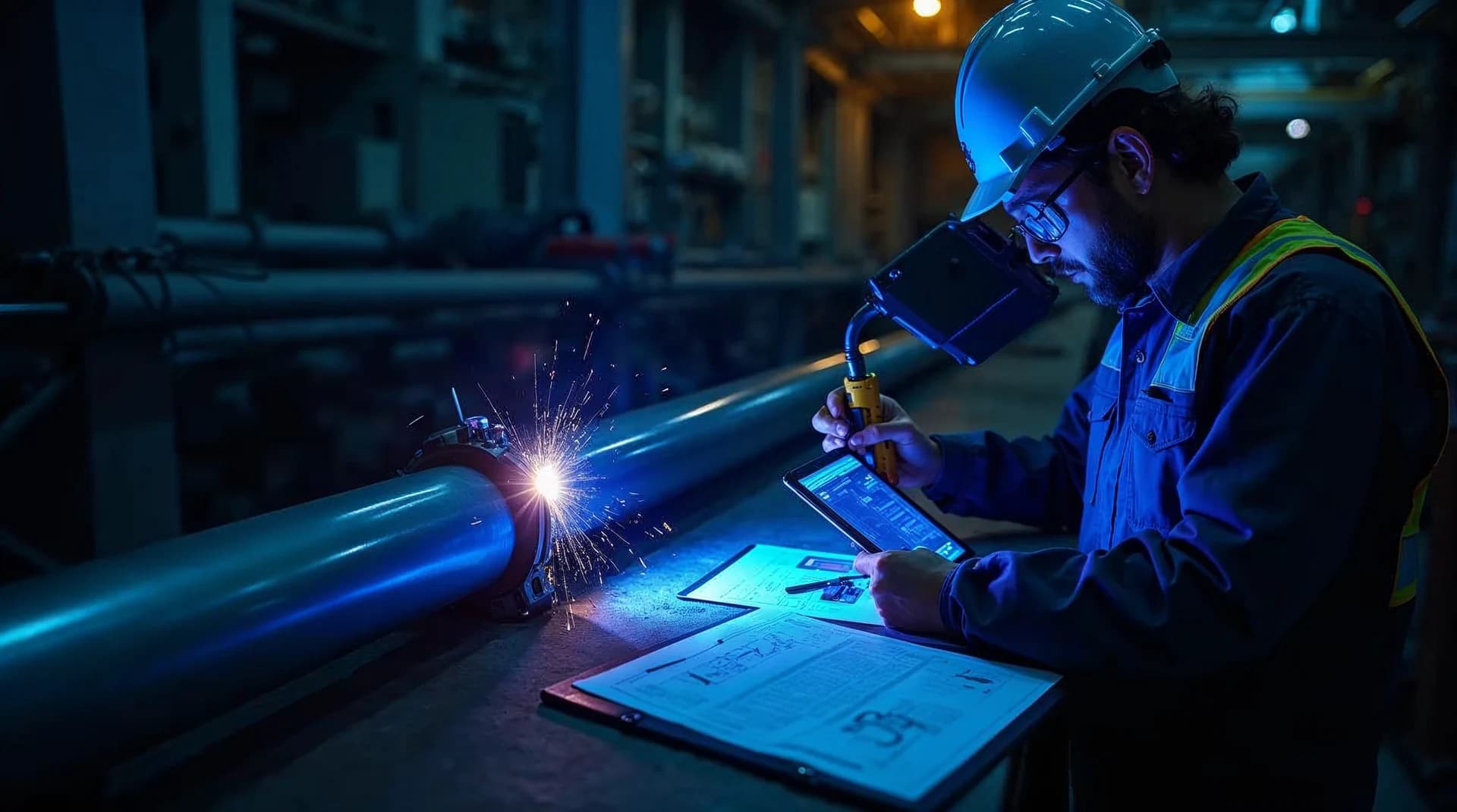 Inspeção de Tubulação Industrial: Como Laudos END Garantem a Vida Útil da Rede