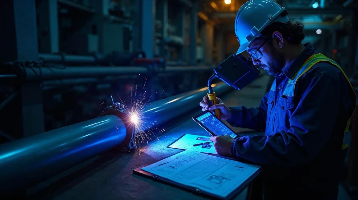 Inspeção de Tubulação Industrial: Como Laudos END Garantem a Vida Útil da Rede