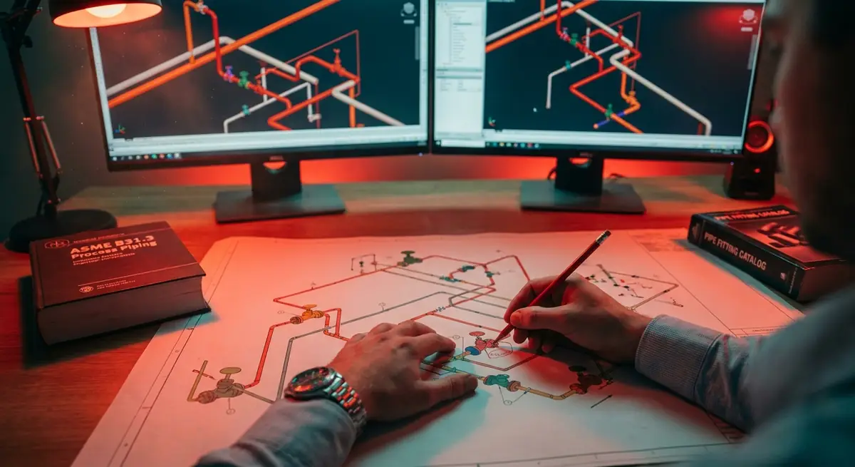 Isométrico de Tubulação: Como Ler, Interpretar e Evitar Erros na Montagem Industrial — Solutec AM Manaus