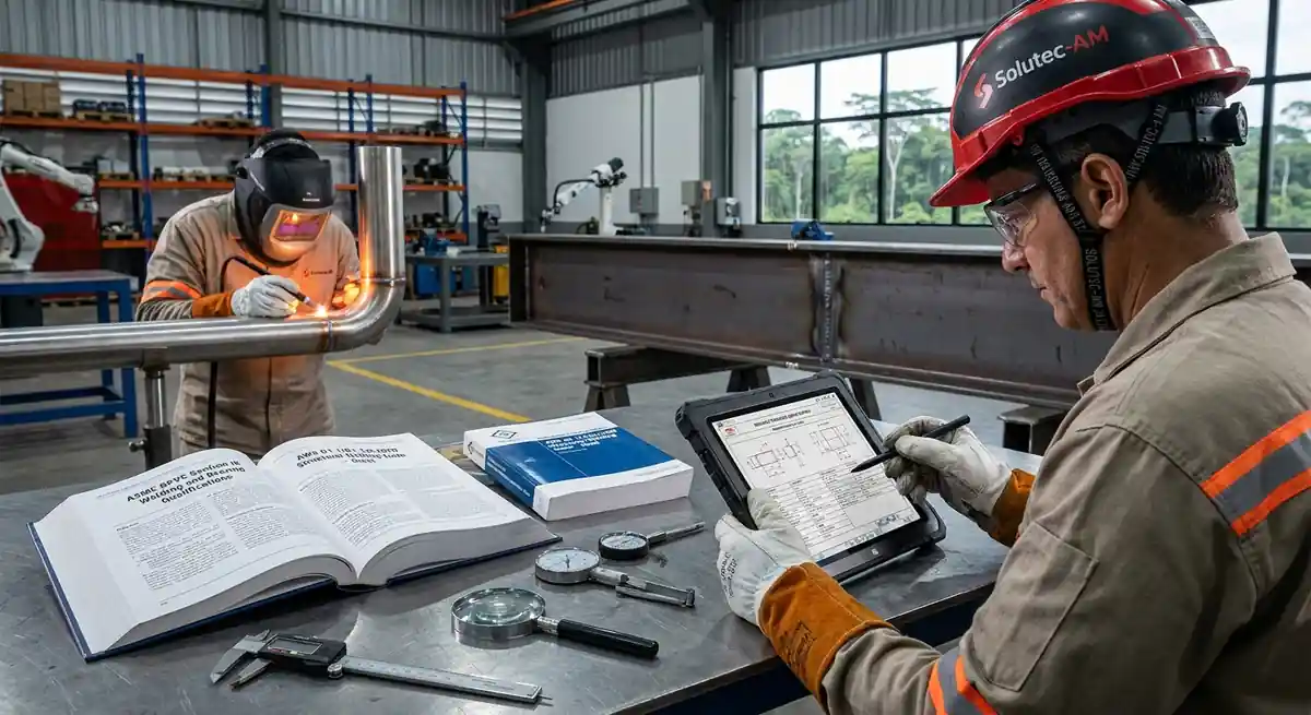 Normas de Soldagem Industrial ASME e AWS: Quando Cada Uma se Aplica e Como Coexistem
