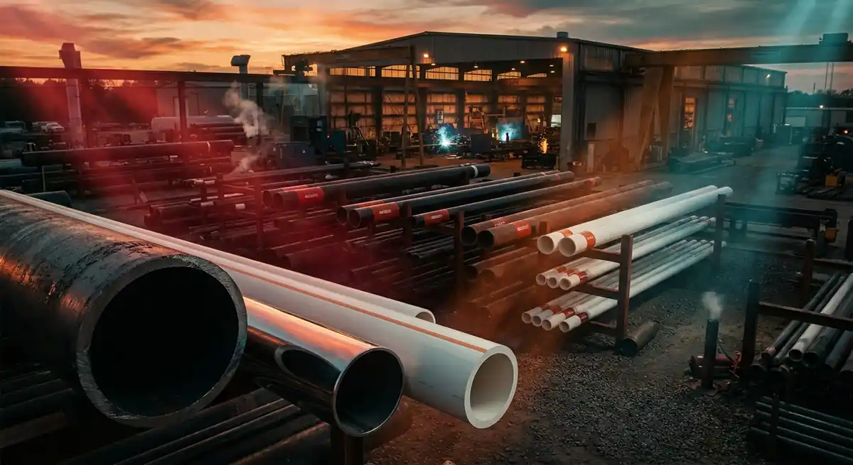 Tipos de Tubulação Industrial: Aço Carbono, Inox e CPVC — Quando Usar Cada Um no PIM