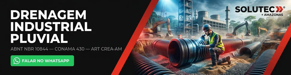 Drenagem industrial pluvial Solutec AM Manaus