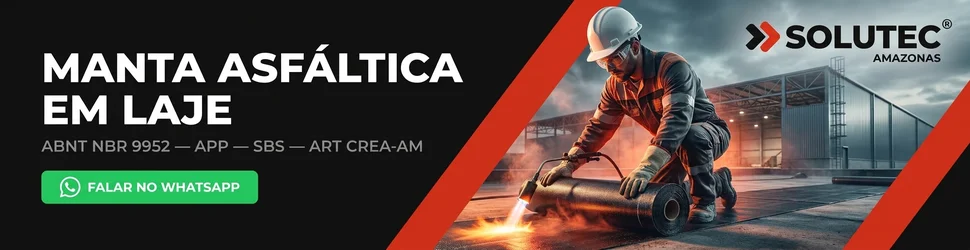 Manta asfáltica laje industrial Solutec AM