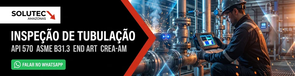 Inspeção de Tubulação Industrial: Como Laudos END Garantem a Vida Útil da Rede - Solutec AM