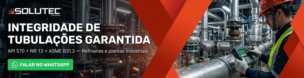 Inspeção de Tubulações Industriais - NR-13 e API 570