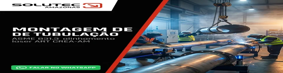 Montagem Tubulação Alinhamento - Solutec AM
