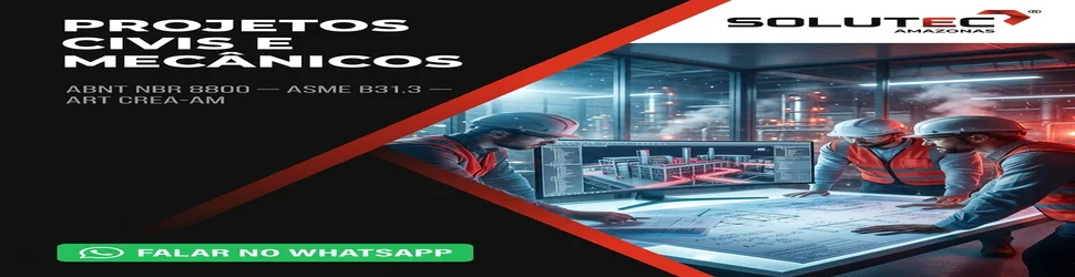 Projetos civis e mecânicos industriais Solutec AM