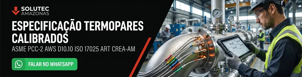 Especificação Termopares - Solutec AM