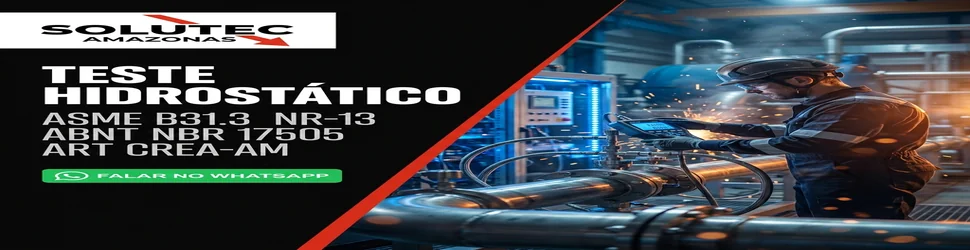 Teste Hidrostático Tubulação ASME - Solutec AM