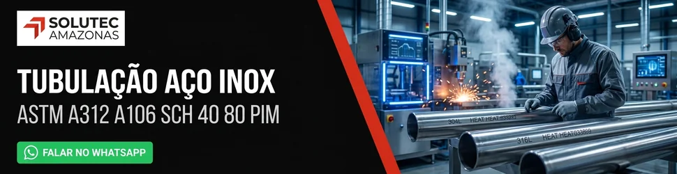 Tipos Tubulação Aço Carbono Inox CPVC - Solutec AM