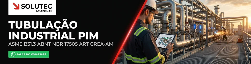 Tubulação Industrial ASME B31.3 PIM - Solutec AM